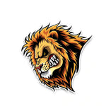 Stickers de lion en colère