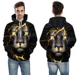 sweat lion avec mannequin homme