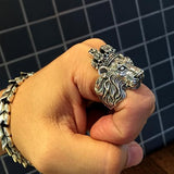 Bague Argent Felin