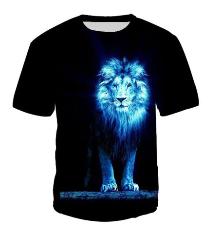 T Shirt Neon Lion