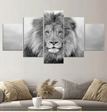 Tableau Lion <br> Vision Brute