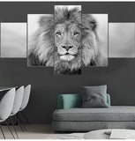 Tableau Lion Plusieurs Parties