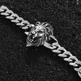 Bracelet Tête de Lion Grosse Maille