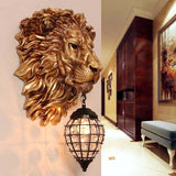 Lampe Murale Tête de Lion