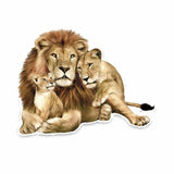 Sticker lion chambre à bébé