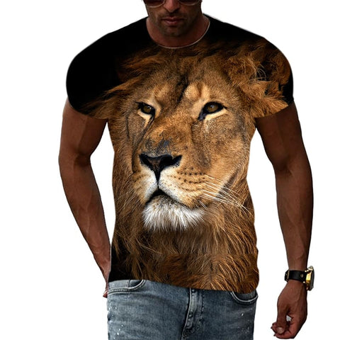 T-Shirt Tête de Lion Paisible