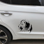 autocollant portière voiture lion