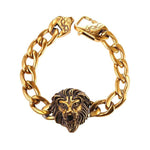 bracelet lion biker