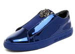 chaussure embleme lion bleu