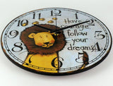 Horloge Murale Petit Lion