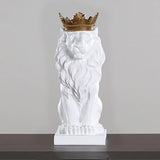 statue tete de lion
