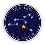 Sticker Lion Constellation