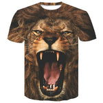 T Shirt Imprime Lion