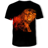 T Shirt Lion Feu