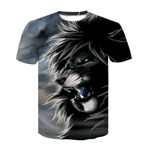 T Shirt Lion Rugissant