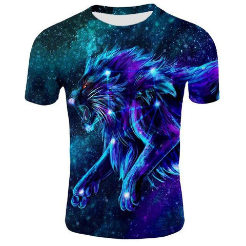 T Shirt Lumineux Lion