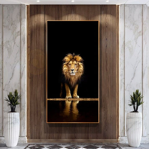 Tableau Lion Moderne