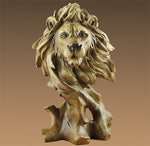 tete de lion statue